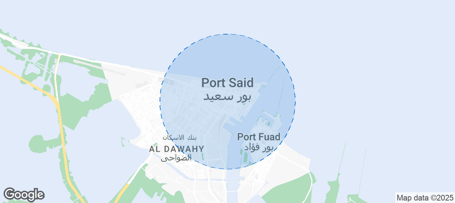 Port Said Airbnb map